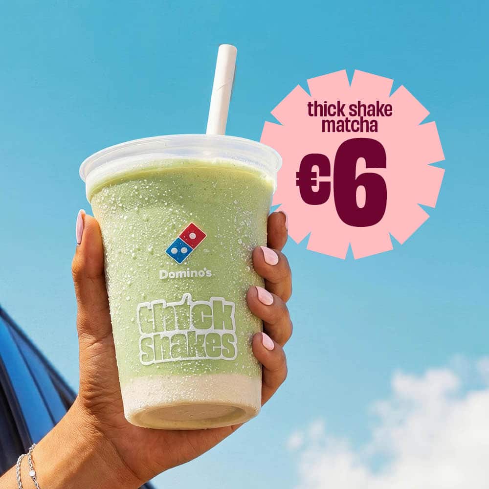 thick shake matcha €6